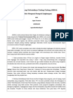 Latar Belakang Terbentuknya Undang Undang AMDAL