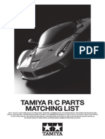 2013 v2 Tamiya RC Parts Matching List
