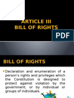 Rights and Freedoms Under the Bill of Rights