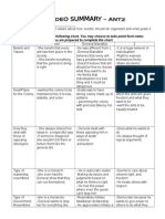 Instructions: Complete The Following Chart. You May Choose To Take Point Form Notes