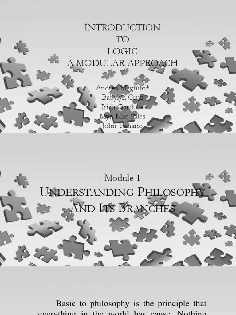 Logic Power Point Presentation Pdf Idea Logic