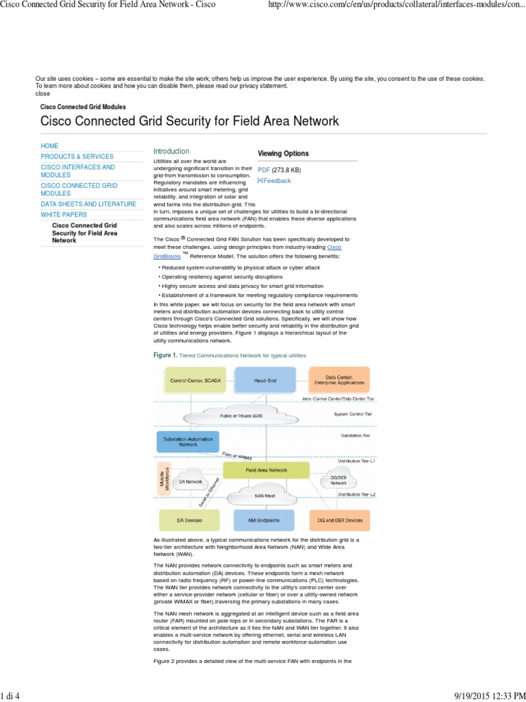 Cisco Connected Grid Security For Field Area Network - Cisco | PDF ...