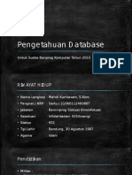 Pengetahuan Database