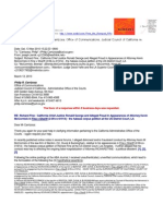 10-03-13 Richard Fine: Letter To MR Carrizosa, California Administrative Office of The Courts, Re: Alleged Fraud in Appearances of Attorney Kevin McCormick S