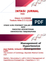 Journal Management of Hypertensive Emergencies