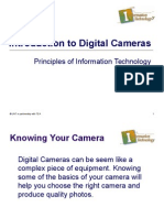 Introduction To Digital Cameras: Principles of Information Technology