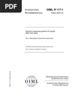 OIML R 137-1 Gas Meter Requirements | PDF | Measuring Instrument | Gases