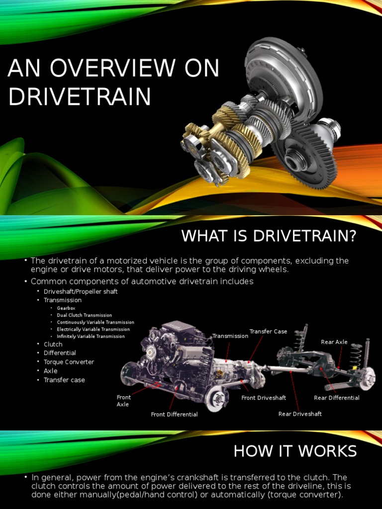 Understanding Automotive Drivetrain Components | PDF | Transmission ...