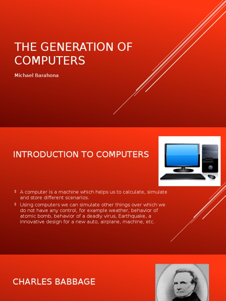 Evolution of Computer Generations | PDF