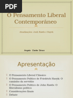 o Liberalismo Contemporâneo
