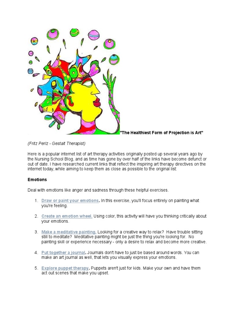 Spontaneous Art Therapy Activities for Teens - The Art of Emotional Healing  by Shelley Klammer