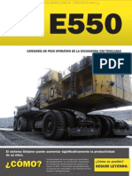 Catalogo Sistema Transporte Palas Excavadoras Hidraulicas Mineras Sleipner E550 Minas PDF
