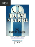 O Dom Maior - Jonathan Edwards