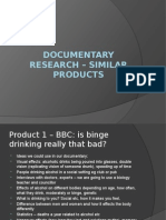 Documentary Research - Similar Products