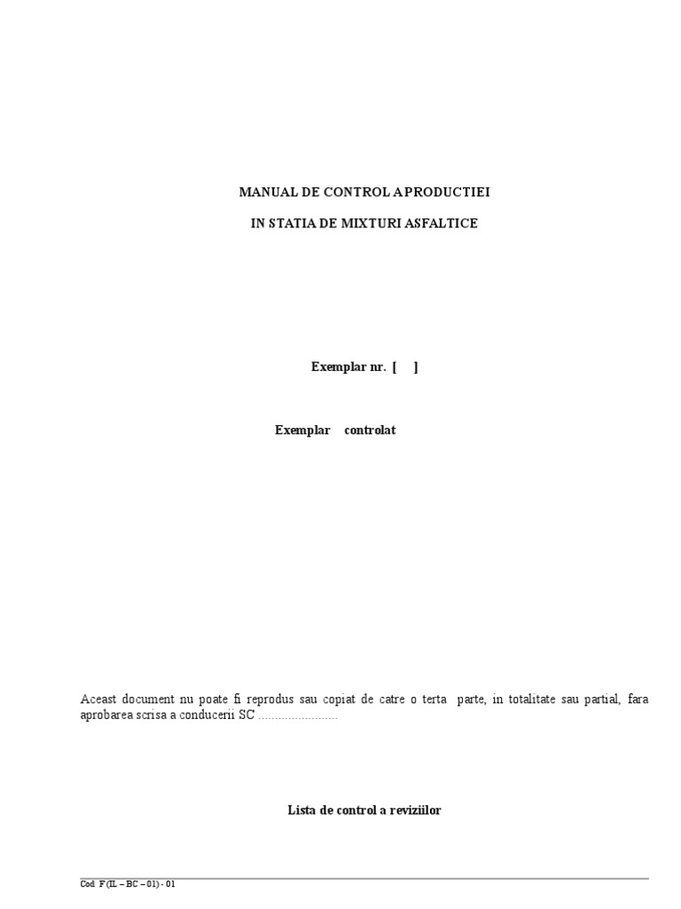 Manual de Control Mixturi | PDF