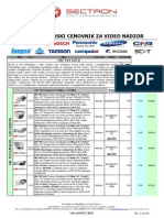 SECTRON CCTV Cenovnik Jul 2015 Distributerski V1