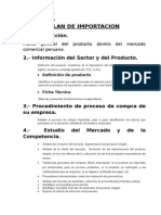 Plan de importación de productos: guía paso a paso