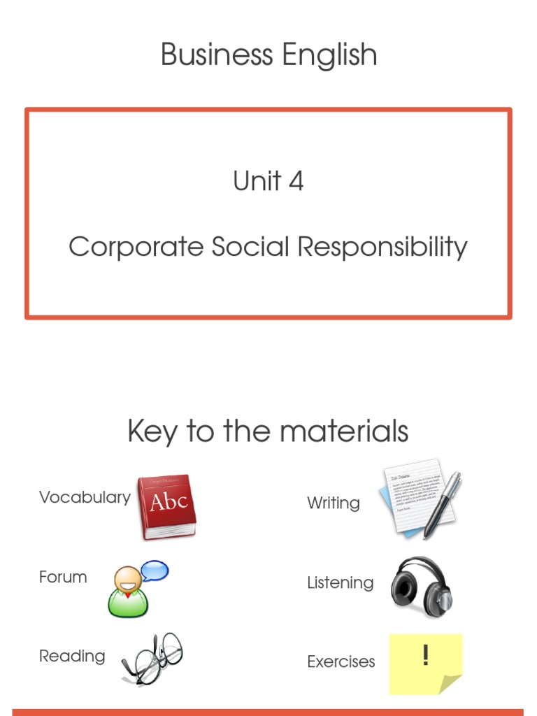 Unit 4 - Corporate Social Responsibility | PDF | Corporate Social ...