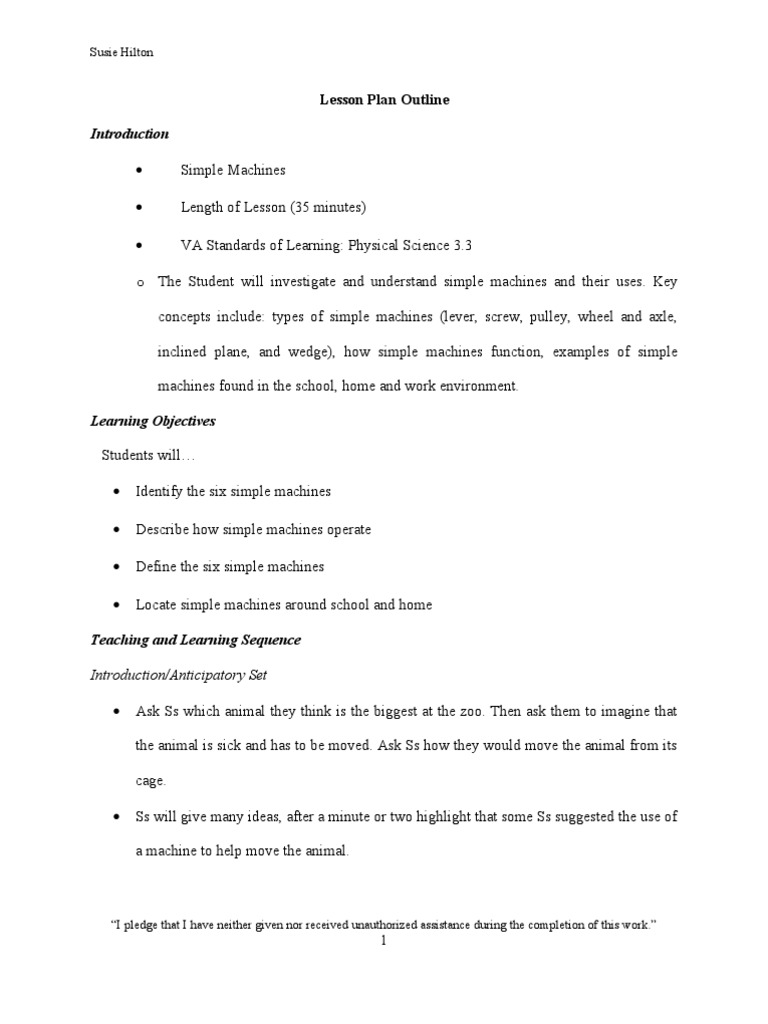 worksheet Simple Machines Matching Worksheet simple machines lesson plan lever