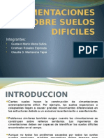 Cimentacion Sobre Suelos Dificiles