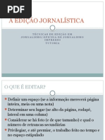 Técnicas de Edição Jornalstica