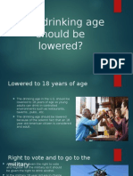 Why Drinking Age Should Be Lowered