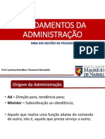 Fundamentos Da Administração