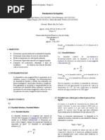 Densidad de Solidos, Principio de Arquimedes