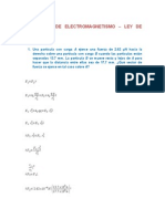 Ejercicios de electromagnetismo - Ley de Coulomb