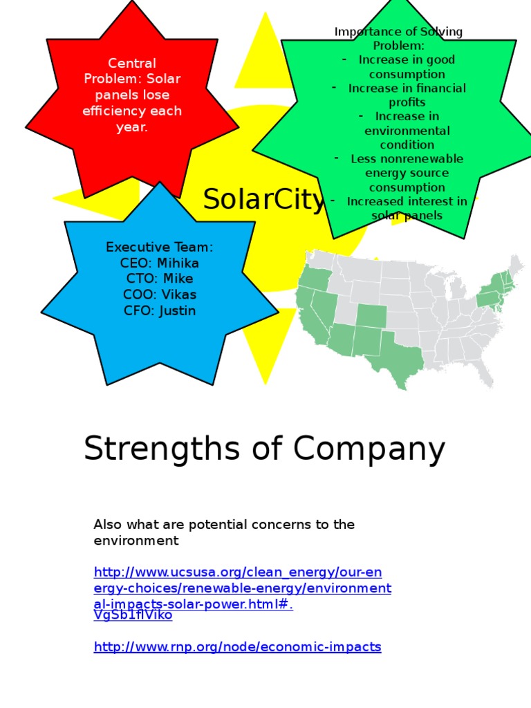 SolarCity: Enhancing Solar Panel Efficiency | PDF