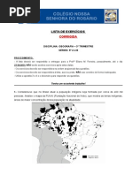 LISTA DE EXERCÍCIOS DE GEOGRAFIA - OUTUBRO - 5ª SÉRIE A E B (1).doc