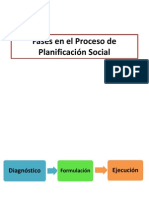 Fases en El Proceso de Planificación Social