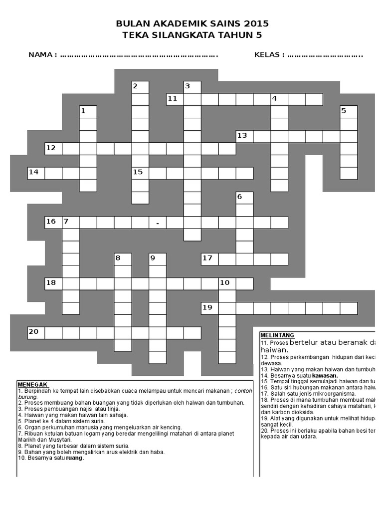 Tekasilangkata Sains T5 2015 Pdf