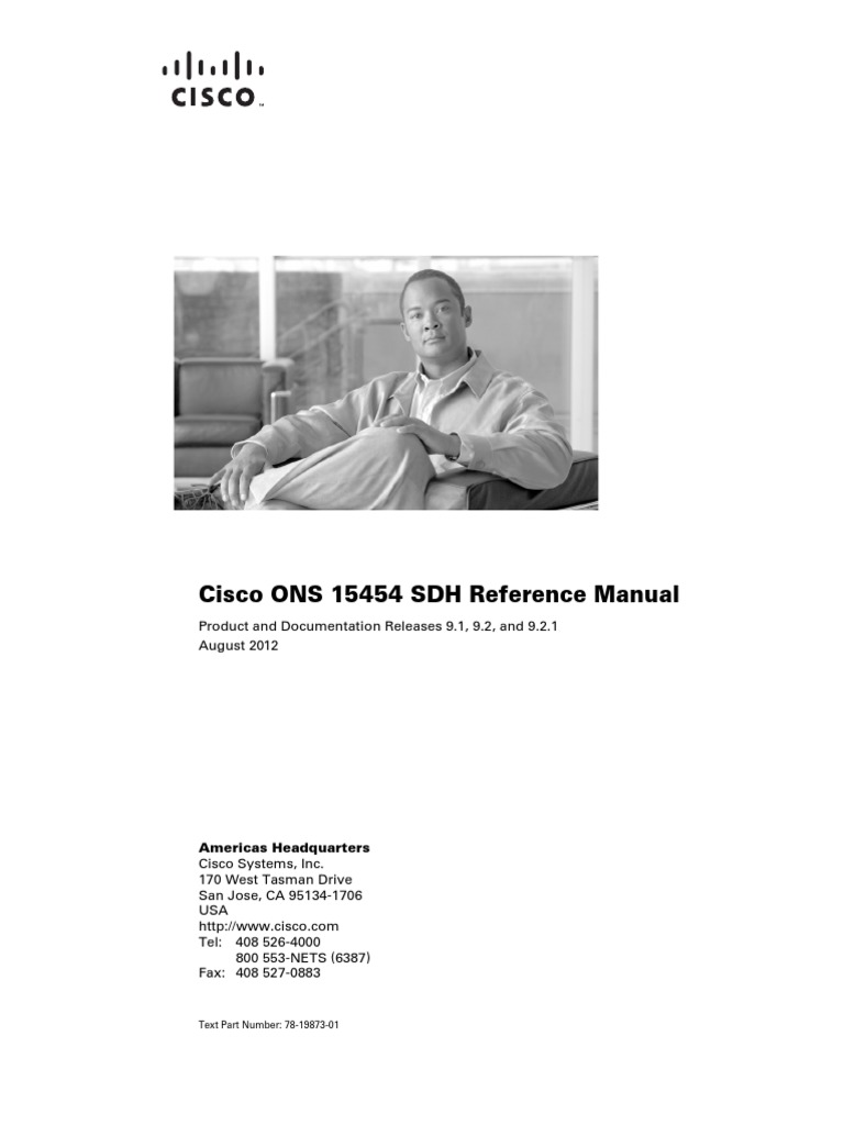 Cisco ONS 15454 SDH Reference Manual | PDF | Computer Network