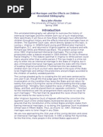 Interracial Marriages and The Effects On Children