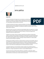 Valadés Diego, Contrareforma Política, 2 Sep 2014