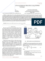 Speed Control of Solar Powered Induction Motor Drive Using SVPWM Technique