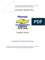 Manual Chevrolet Chevy motor componentes