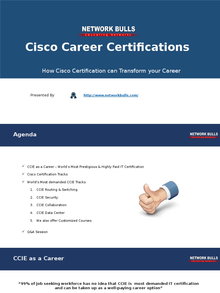 How Cisco CCIE Certification Can Transform Your Career | PDF | Cisco ...