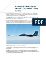 AIM-120 Advanced Medium Range Air To Air Missile AMRAAM, United States of America