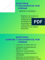 auditorias y cuentas por cobrar