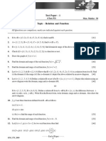 Test Paper - 1: All Questions Are Compulsory, Marks Are Indicated Against Each Question