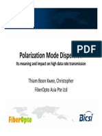 Polarization Mode Dispersion - FibreOpto