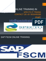 Sap Fscm Online Training in INDIA