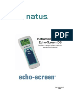 Instructions for Use Echo-Screen DS Manual