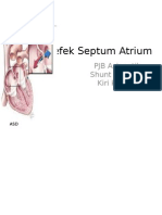 Defek Septum Atrium: PJB Asianotik Shunt Dari Atrium Kiri Ke Kanan