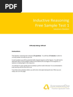 Inductive Reasoning Test1 Solutions