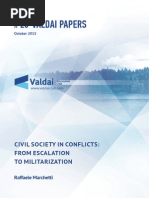 Download ivil Society in Conflicts From Escalation to Militarization by Valdai Discussion Club SN283315236 doc pdf