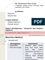 Metode Numeris (S02) - Akar Persamaan Non Linear