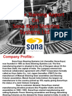 Summer Training Report On Sona Koyo Steering Systems LTD